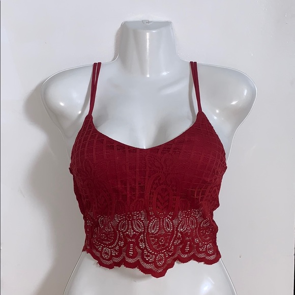 Tops - Lace Red Top